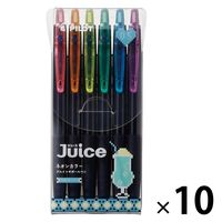 パイロット ゲルインクボールペン ジュース 0.5mm ネオンカラー 6色セット LJU-15-6CN 1セット（6本×10）