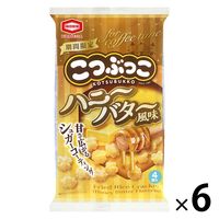 おかき おつまみ 珍味 こつぶっこ ハニーバター風味 72g 4袋入 1セット(1個×6) 亀田製菓