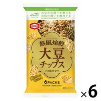 スナック菓子 熱風焙煎 大豆チップス 54g 6袋入 1セット(1個×6) 亀田製菓