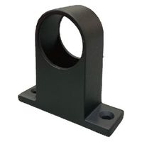 フジテックジャパン Ａ型ブラケット Φ３２mm通ブラック パイプ支持金物ブラケット 黒 1箱(10個入)（直送品）