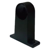 フジテックジャパン Ａ型ブラケット Φ３２mm首長止ブラック パイプ支持金物ブラケット 黒 1箱(10個入)（直送品）