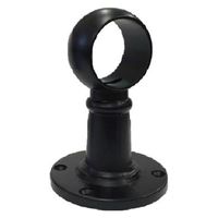 フジテックジャパン ブラックブラケット 首長Φ２５mm通 ゲンコ ダイカストブラケット ロングブラケット黒 1箱(10個入)（直送品）