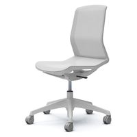 【設置込】オカムラ シナーラ ノーマル（ナイロン）キャスター 肘無 ホワイト CD76LE F2X2 1脚（直送品）