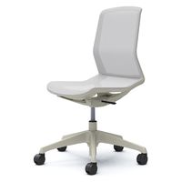 【設置込】オカムラ シナーラ ノーマル（ナイロン）キャスター 肘無 ライトグレージュ CD76XE F2X2 1脚（直送品）