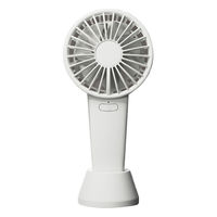 音光 ダブルブレード ハンディファン ホワイト NKD-FDF25Y-WH 1個