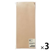 無印良品 クラフト封筒 長４(５０枚入 Ｂ５横３つ折用) 1セット（1袋×3） 良品計画