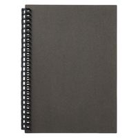 無印良品 リフィルノート 本体 クラフト表紙 Ｂ５ ２６穴 ダークグレー 良品計画