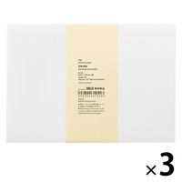 無印良品 竹紙封筒 横型 白 洋２ 約１１４×１６２ｍｍ ５枚 1セット（1個（5枚入）×3） 良品計画
