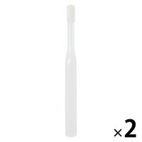 無印良品 ポリプロピレンこども用歯ブラシ 白 全長１３５ｍｍ 1セット（1本×2） 良品計画