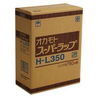 業務用 スーパーラップ H-L350 ハンドラッパー用 35cm×750m ポリ塩化ビニル 1箱（4本入）オカモト