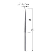 日本精密機械工作 リューター レシプロ/ファイルユニット用ヤスリ P3303 1袋(1本) 689-6214（直送品）