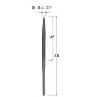 日本精密機械工作 リューター レシプロ/ファイルユニット用ヤスリ P3401 1袋(1本) 689-6221（直送品）