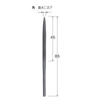 日本精密機械工作 リューター レシプロ/ファイルユニット用ヤスリ P3403 1袋(1本) 689-6204（直送品）
