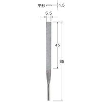 日本精密機械工作 リューター レシプロ/ファイルユニット用コーティングヤスリ P3106 1袋(1本) 689-6201（直送品）
