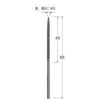 日本精密機械工作 リューター レシプロ/ファイルユニット用コーティングヤスリ P3306 1袋(1本) 689-6197（直送品）