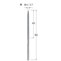日本精密機械工作 リューター レシプロ/ファイルユニット用コーティングヤスリ P3406 1袋(1本) 689-6222（直送品）