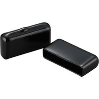 岩田製作所 IWATA 保護キャップ フラットバー用 (10個入) 黒 HLDPF3X25-P 1袋(10個) 688-3830（直送品）