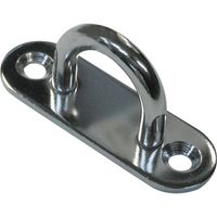 DAIDОHANT ステンレス 回転アイプレート 6mm (φ)6×(A)40×(B)40×(C)39×(D)18mm 10104169（直送品）