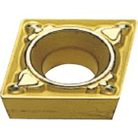 三菱 M級インサート 鋼 P種 ISOインサート ポジ 80°菱形 中切削 穴付き7°ポジティブ MC6135 CCMH060202-MV（直送品）