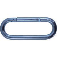 DAIDОHANT ステンレス ロック付プチカラビナ 5mm (φ)5×(A)59×(B)16.5×(C)12mm 10104186 1個（直送品）