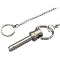 東京パーツセンター ラクテム ボールロックピン 脱落防止チェーン付 φ6ー30 LPSSC6-30 1個 689-3508（直送品）