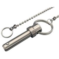 東京パーツセンター ラクテム ボールロックピン 脱落防止チェーン付 φ10ー10 LPSSC10-10 1個 689-3473（直送品）