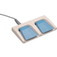 国際電業 フットスイッチ 防水タイプ SFA-1W-2-LU 1個 688-4104（直送品）