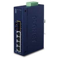 PLANET TechnologyCorporation 産業用ファストイーサネットスイッチマルチモード光ポート付 ISW-511T 1個（直送品）