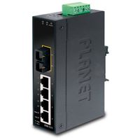 PLANET TechnologyCorporation 産業用ファストイーサネットスイッチマルチモード光ポート付 ISW-511 1個（直送品）