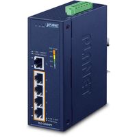 PLANET TechnologyCorporation 産業用PoE+ギガビットイーサネットスイッチ IGS-504HPT 1個（直送品）