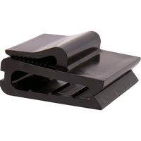 TYーRap 高性能ケーブルクリップ U形ケーブルエッジクリップ(黒色)(小袋)許容ケーブル最大4本50個入り TC402 1袋(50個)（直送品）