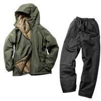 マック Makku TEGARU防水防寒スーツ カーキ×ブラック L AS31602J 1着 686-9666（直送品）