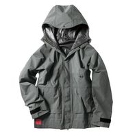 マック Makku ハードシェルプロテクトジャケット マッドグレー F AS1160A2 1着 686-9670（直送品）