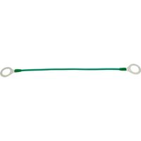 HI―LEAD 被覆付アースボンド R5.5 M16×300L 端子保護キャップ付(緑) EBC-R5.5-16-300-GR（直送品）