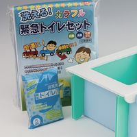 アイ・イー・ジェー IEJ 簡易トイレ 洗えるカラフル緊急トイレ S3872-24 1セット(25個) 679-0246（直送品）