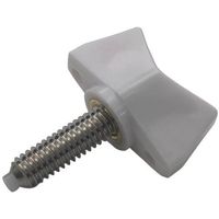 東京パーツセンター ラクテム ナイロン蝶ネジ 白 M4ー16 樹脂パッド付 BSSPW4-16 1個 679-9764（直送品）