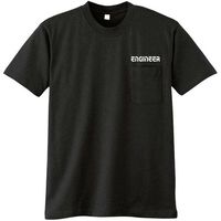 エンジニア ENGINEER エンジニアTシャツ 黒 M ENG-20M 1着 679-3501（直送品）