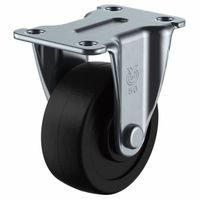 ユーエイ ユーエイキャスター(軽荷重) 固定車 プレート式 LR型 LRー50N 1セット(14台)（直送品）