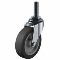 ユーエイ ユーエイキャスター(軽荷重) 自在車(ダブルベアリング) ねじ込み式 LT型 LTー40RーU1/2ー14 1セット(11台)（直送品）