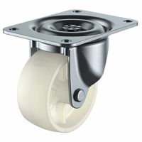 ユーエイ ユーエイキャスター(中荷重) 自在車(シングルベアリング) プレート式 MG型 MGー75N 1セット(4台)（直送品）