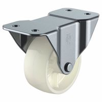 ユーエイ ユーエイキャスター(中荷重) 固定車 プレート式 MR型 MRー75N 1セット(5台)（直送品）