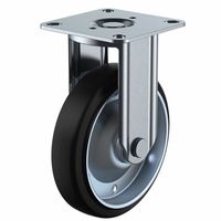 ユーエイ ユーエイキャスター(中荷重) 固定車 プレート式 K2/D型 NK2/Dー130 1セット(2台)（直送品）