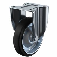 ユーエイ ユーエイキャスター(中荷重) 固定車 プレート式 K2型 NK2ー150 1セット(2台)（直送品）