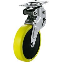 ユーエイ ユーエイキャスター(クッションキャスター) 自在車(ダブルベアリング) プレート式 NPG型 NPGー100SUEー1 1台（直送品）