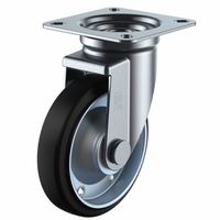 ユーエイ ユーエイキャスター(産業用重荷重) 自在車(ダブルベアリング) プレート式 J型 NRJー150 1セット(2台)（直送品）