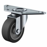 ユーエイ ユーエイキャスター(軽荷重) 自在車(ダブルベアリング) コーナープレート式 SGC型 SGCー75Nー8.8 1セット(4台)（直送品）