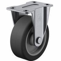 ユーエイ ユーエイキャスター(ステンレス仕様) 固定車 プレート式 SUSーSR型 SUSーSRー75RH 1セット(3台)（直送品）