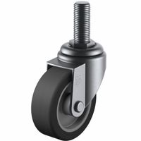 ユーエイキャスター(ステンレス仕様) 自在車(ダブルベアリング) ねじ込み式 SUSーST型 SUSーSTー50URーM12ー35（直送品）