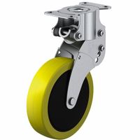 ユーエイ ユーエイキャスター(クッションキャスター) 固定車 プレート式 SKYーR型 SKYーR100SUEー3 1台（直送品）