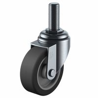 ユーエイ ユーエイキャスター(軽荷重) 自在車(ダブルベアリング) ねじ込み式 ST型 STー75NRBーM16ー40 1セット(3台)（直送品）